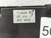 2010-2015 Mazda Cx-9 Climate Control Module Temperature AC/Heater Replacement P/N:TE70-61-190 Fits OEM Used Auto Parts - Oem