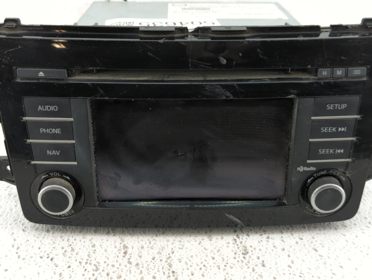 2013-2015 Mazda Cx-9 Radio AM FM Cd Player Receiver Replacement P/N:TK21 66 DV0D TK22 66 DV0C Fits 2013 2014 2015 OEM Used A