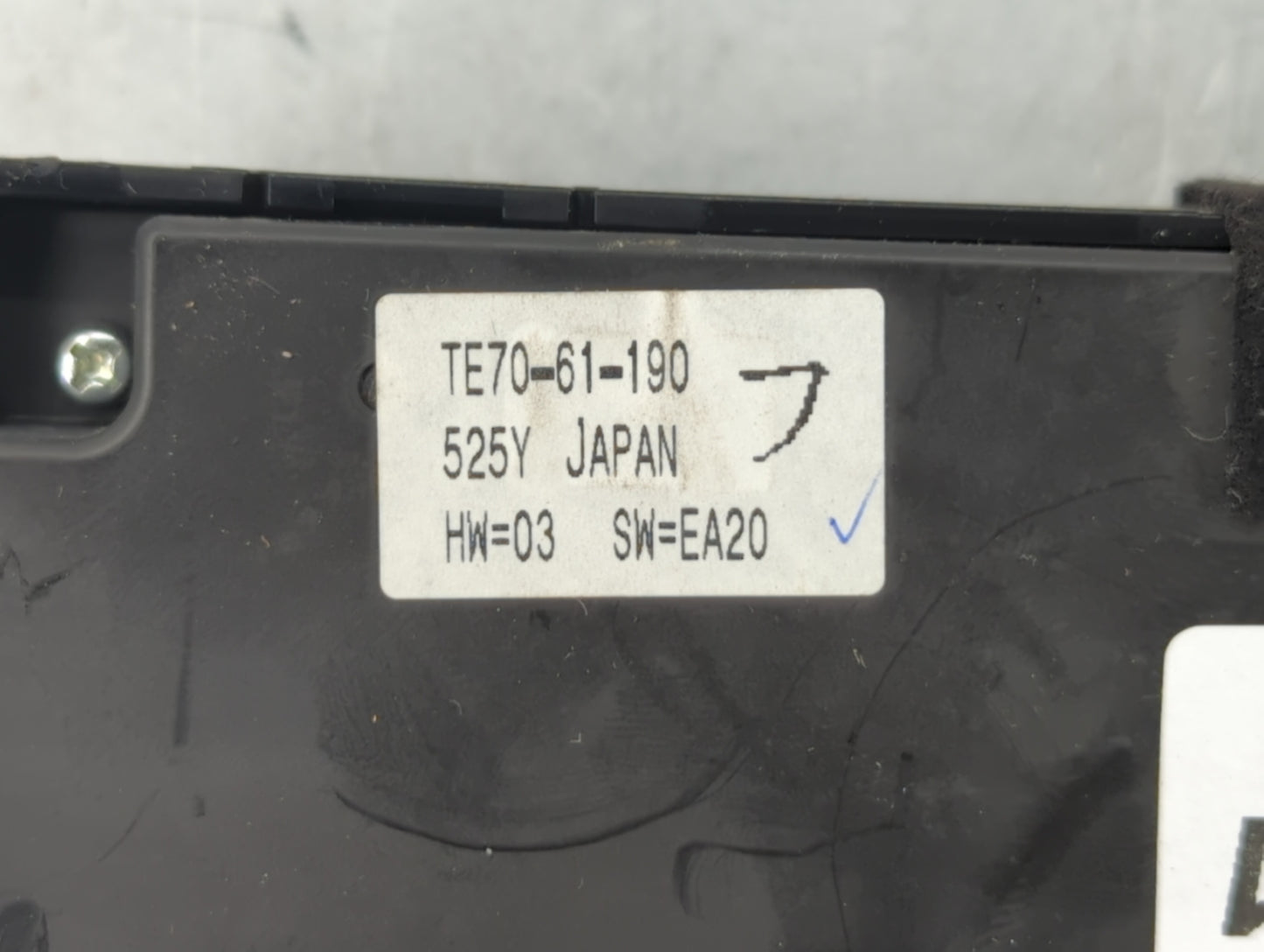 2010-2015 Mazda Cx-9 Climate Control Module Temperature AC/Heater Replacement P/N:TE70-61-190 Fits OEM Used Auto Parts - Oem