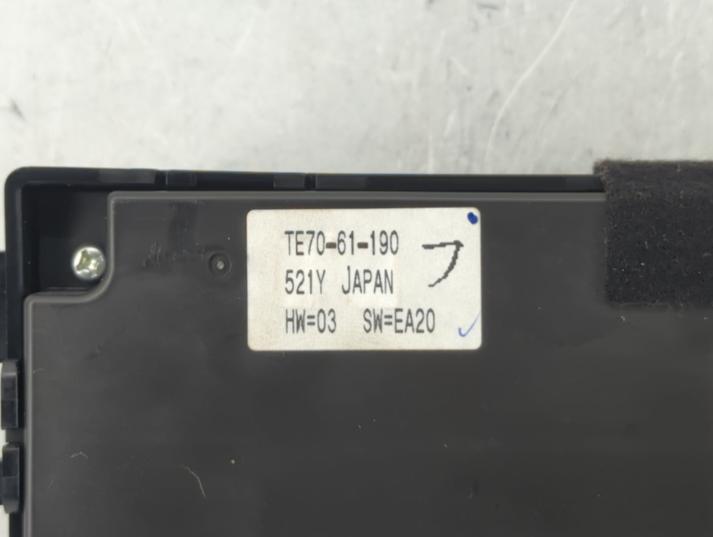 2010-2015 Mazda Cx-9 Climate Control Module Temperature AC/Heater Replacement P/N:TE70-61-190 Fits OEM Used Auto Parts - Oem