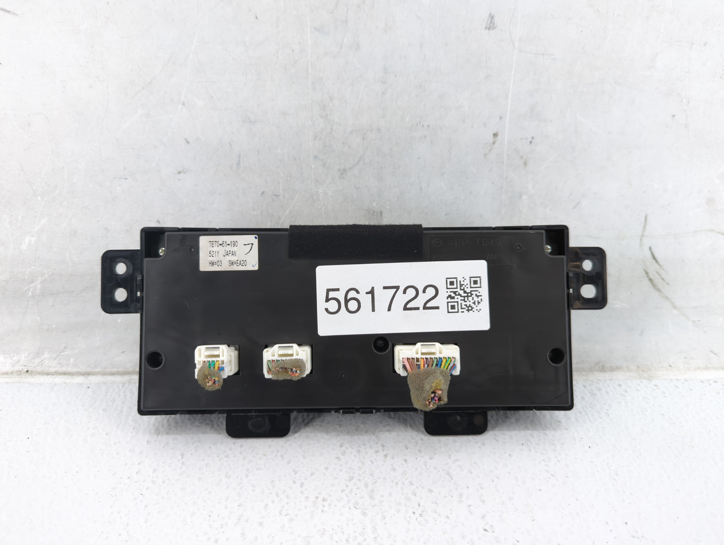 2010-2015 Mazda Cx-9 Climate Control Module Temperature AC/Heater Replacement P/N:TE70-61-190 Fits OEM Used Auto Parts - Oem