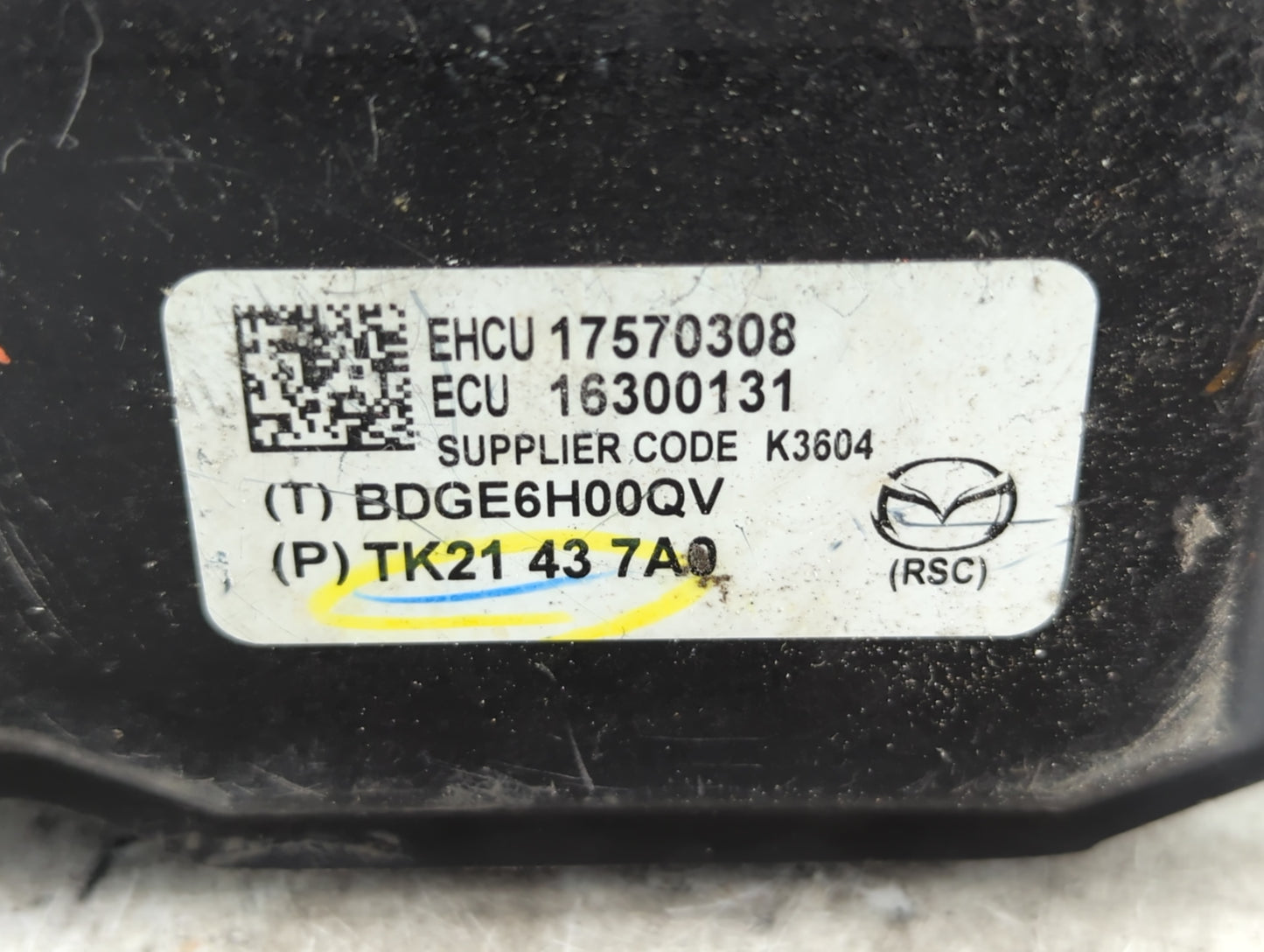 2013-2015 Mazda Cx-9 ABS Pump Control Module Replacement P/N:BDGE6H00QV TK21 43 7A0 Fits Fits 2013 2014 2015 OEM Used Auto P