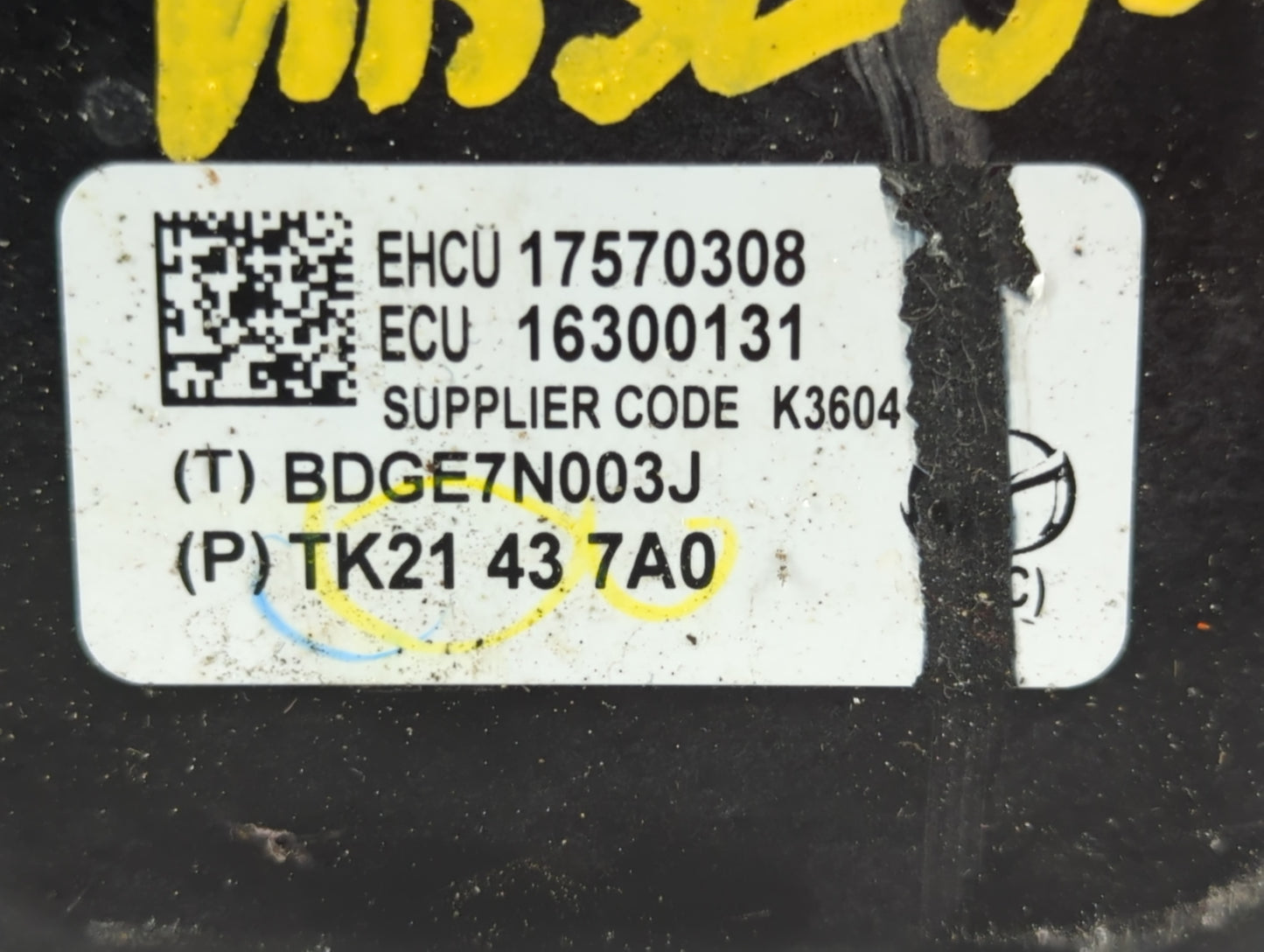 2013-2015 Mazda Cx-9 ABS Pump Control Module Replacement P/N:BDGE7N003J TK21 43 7A0 Fits Fits 2013 2014 2015 OEM Used Auto P