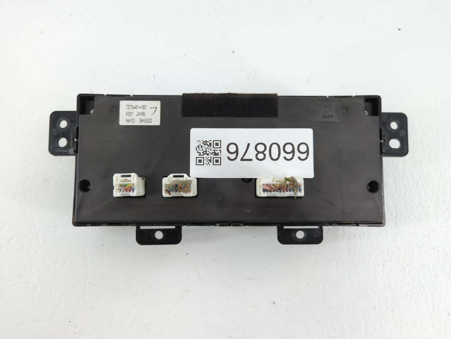 2010-2015 Mazda Cx-9 Climate Control Module Temperature AC/Heater Replacement P/N:432Y TE70-61-190 Fits OEM Used Auto Parts 