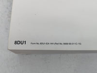 2015 Mazda Cx-9 Owners Manual Book Guide P/N:9999-95-011C-15 OEM Used Auto Parts - Oemusedautoparts1.com