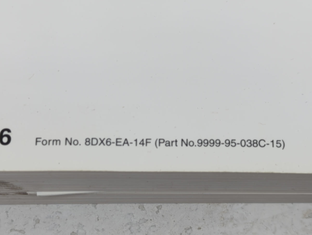2015 Mazda Mazda3 Owners Manual Book Guide P/N:8DX6-EA-14F 9999-95-038C-15 OEM Used Auto Parts - Oemusedautoparts1.com