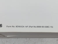 2015 Mazda Mazda3 Owners Manual Book Guide P/N:8DX6-EA-14F 9999-95-038C-15 OEM Used Auto Parts - Oemusedautoparts1.com