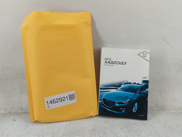2015 Mazda Mazda3 Owners Manual Book Guide P/N:8DX6-EA-14F 9999-95-038C-15 OEM Used Auto Parts - Oemusedautoparts1.com