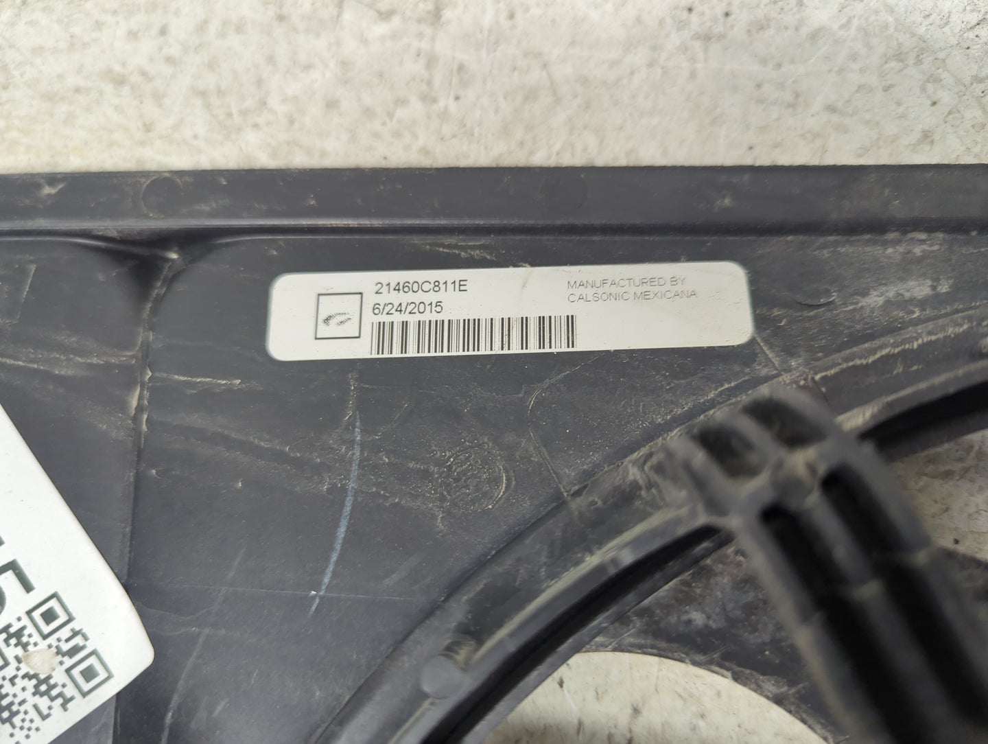2015 Mazda Mazda3 Electric Radiator Cooling Fan Motor Assembly P/N:21460C811E 487C811B Fits Fits 2016 2017 2018 OEM Used Aut