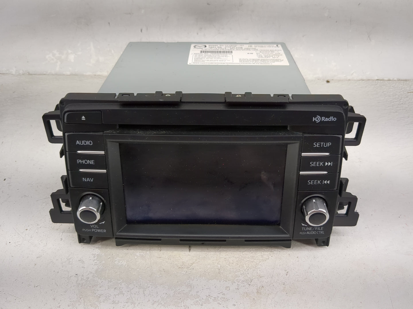 2015 Mazda Mazda6 Radio AM FM Cd Player Receiver Replacement P/N:CV-VM42E1JMA GJS2 66 DV0B, 16730129 Fits OEM Used Auto Part