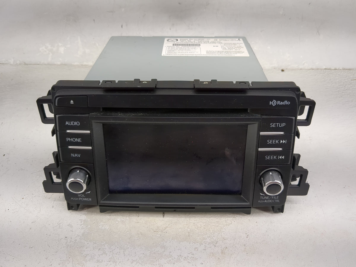 2015 Mazda Mazda6 Radio AM FM Cd Player Receiver Replacement P/N:CV-VM42E1JMA GJS2 66 DV0B, 16730129 OEM Used Auto Parts - O