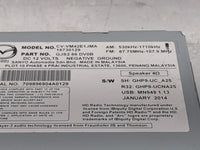 2015 Mazda Mazda6 Radio AM FM Cd Player Receiver Replacement P/N:CV-VM42E1JMA GJS2 66 DV0B, 16730129 Fits OEM Used Auto Part