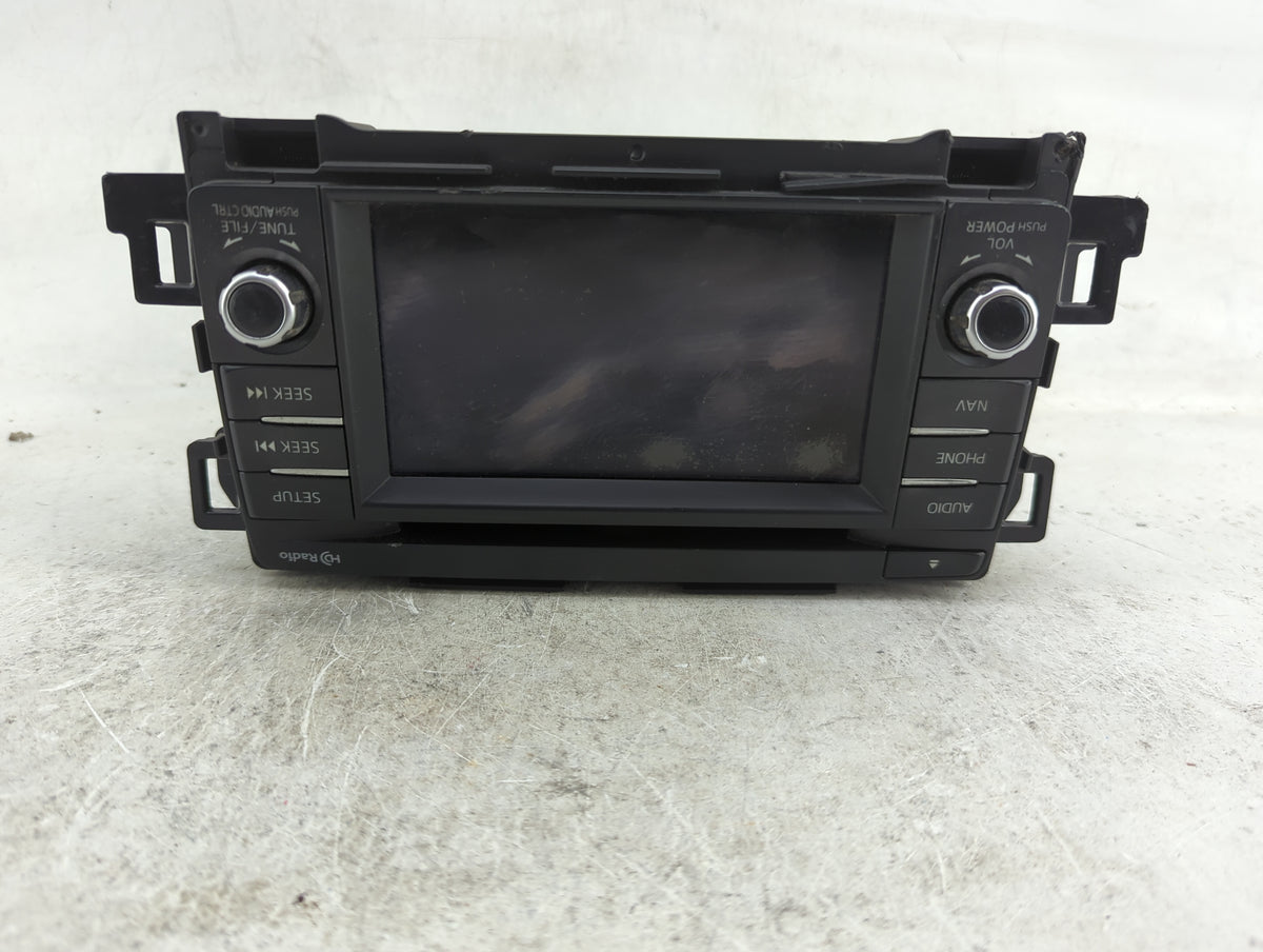 2015 Mazda Mazda6 Radio AM FM Cd Player Receiver Replacement P/N:BHV-VM42E1JMA GJS266DV0B, 492703L0129 Fits Fits 2014 OEM Us
