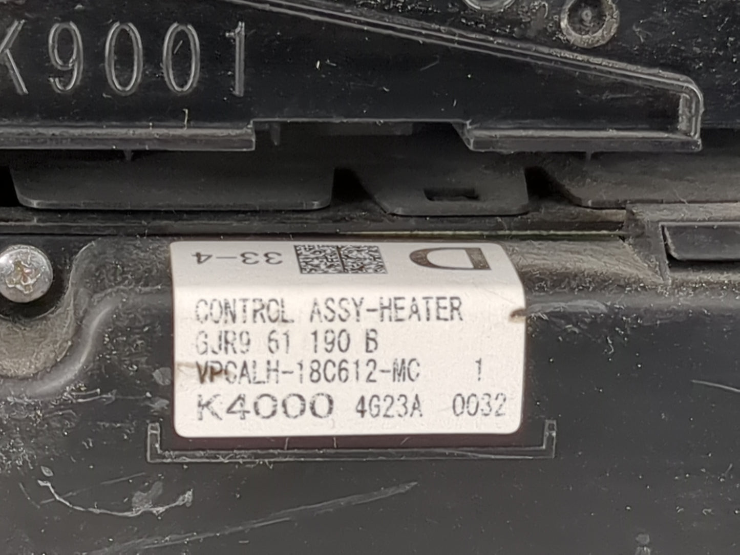 2015 Mazda Mazda6 Climate Control Module Temperature AC/Heater Replacement P/N:GJR9 61 190 B VPCALH-18C612-MC, KD45 55 710 F