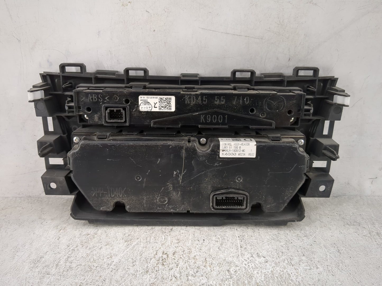 2015 Mazda Mazda6 Climate Control Module Temperature AC/Heater Replacement P/N:GJR9 61 190 B VPCALH-18C612-MC, KD45 55 710 F