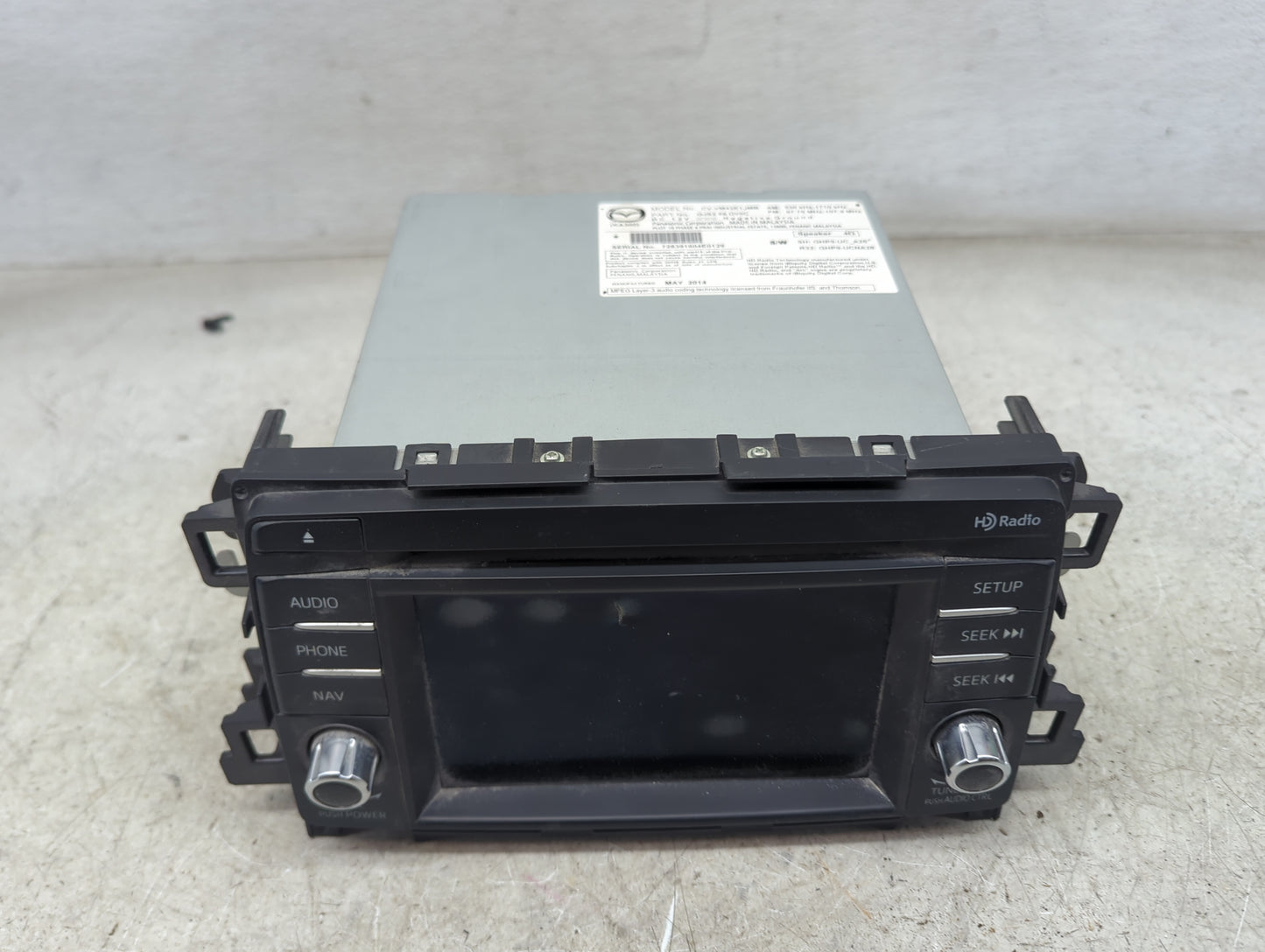 2015 Mazda Mazda6 Radio AM FM Cd Player Receiver Replacement P/N:CV-VM42E1JMB GJS2 66 DV0C, GHP9-UC_A25 Fits Fits 2013 2014 