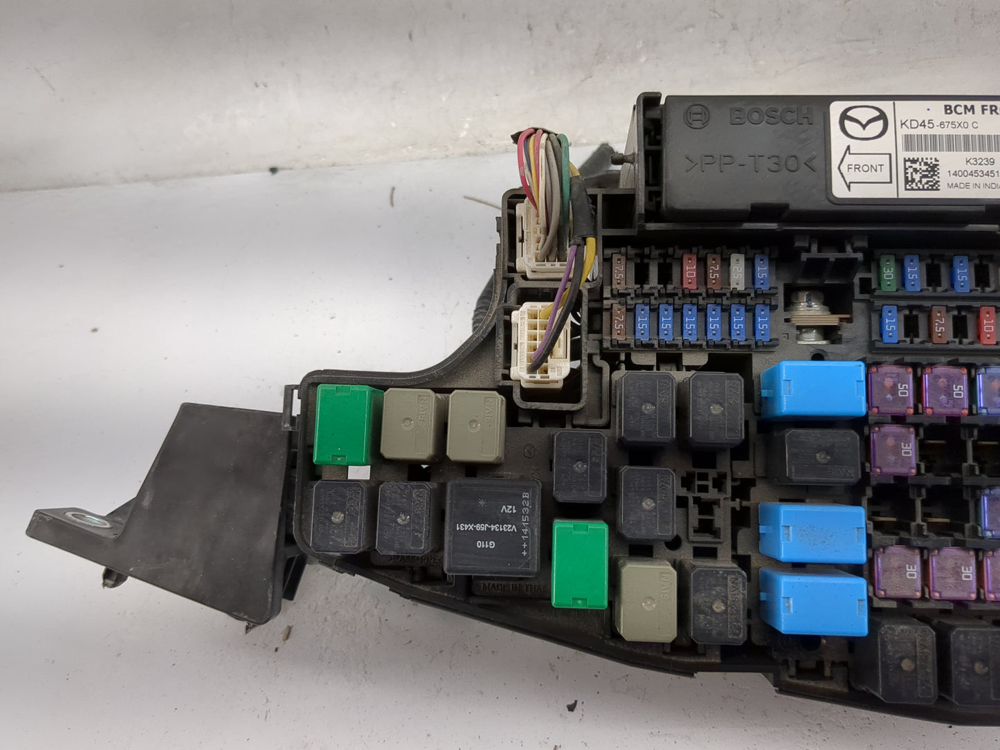 2015 Mazda Mazda6 Fusebox Fuse Box Panel Relay Module P/N:KD45-675X0C Fits Fits 2014 2016 OEM Used Auto Parts - Oemusedautop