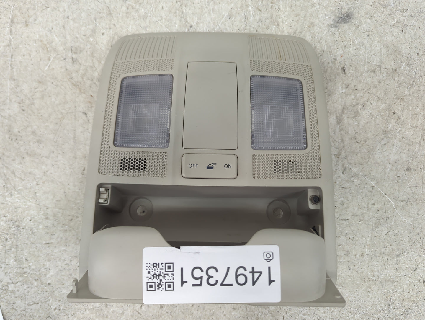 Mazda Mazda6 Overhead Roof Console Tan - Oemusedautoparts1.com