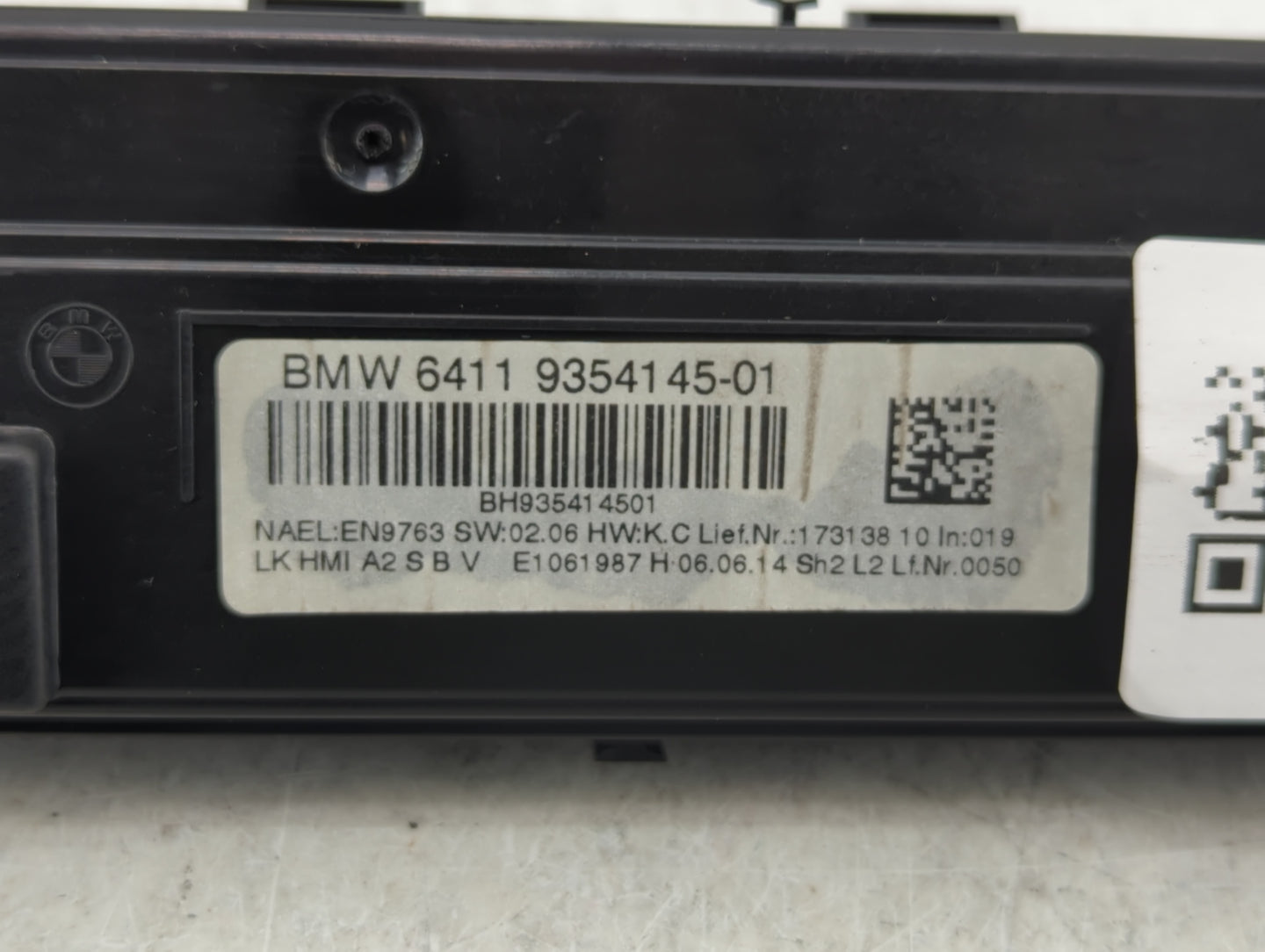 2015 Mercedes-Benz 320 Climate Control Module Temperature AC/Heater Replacement P/N:6411 93541 45-01 Fits Fits 2014 OEM Used