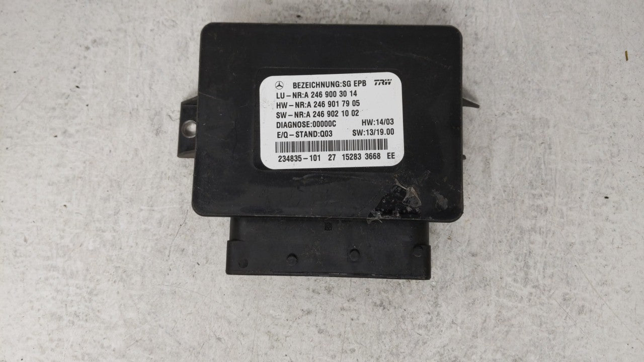 2015 Mercedes-Benz B250 PCM Engine Control Computer ECU ECM PCU OEM P/N:A2469003014 Fits OEM Used Auto Parts - Oemusedautopa