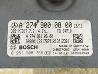 2015 Mercedes-Benz C-Class PCM Engine Control Computer ECU ECM PCU OEM P/N:A2749000800 A2749010600, 0261S08785 Fits Fits 201