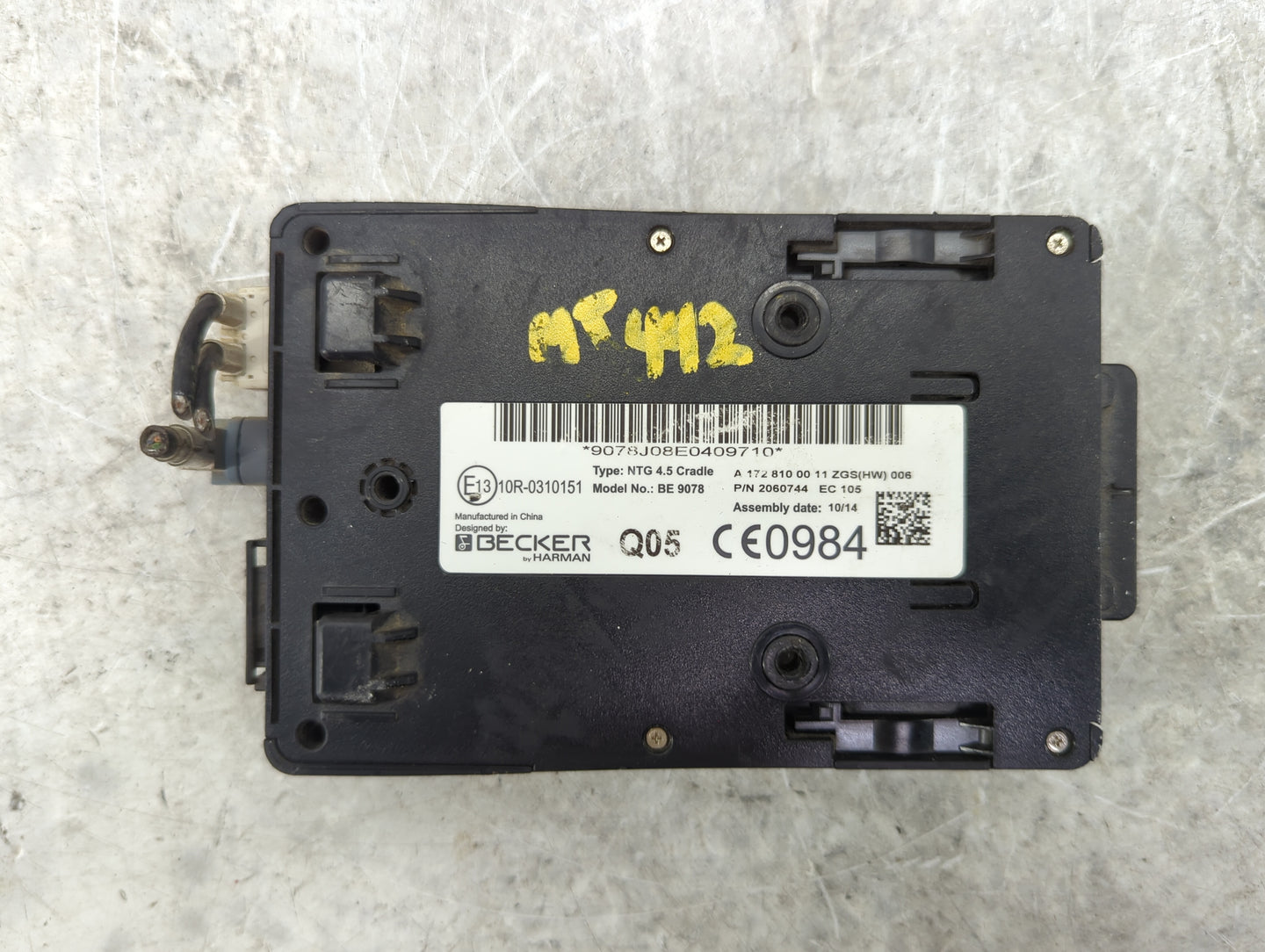 Mercedes-benz C-class Driver Assist Control Module - Oemusedautoparts1.com