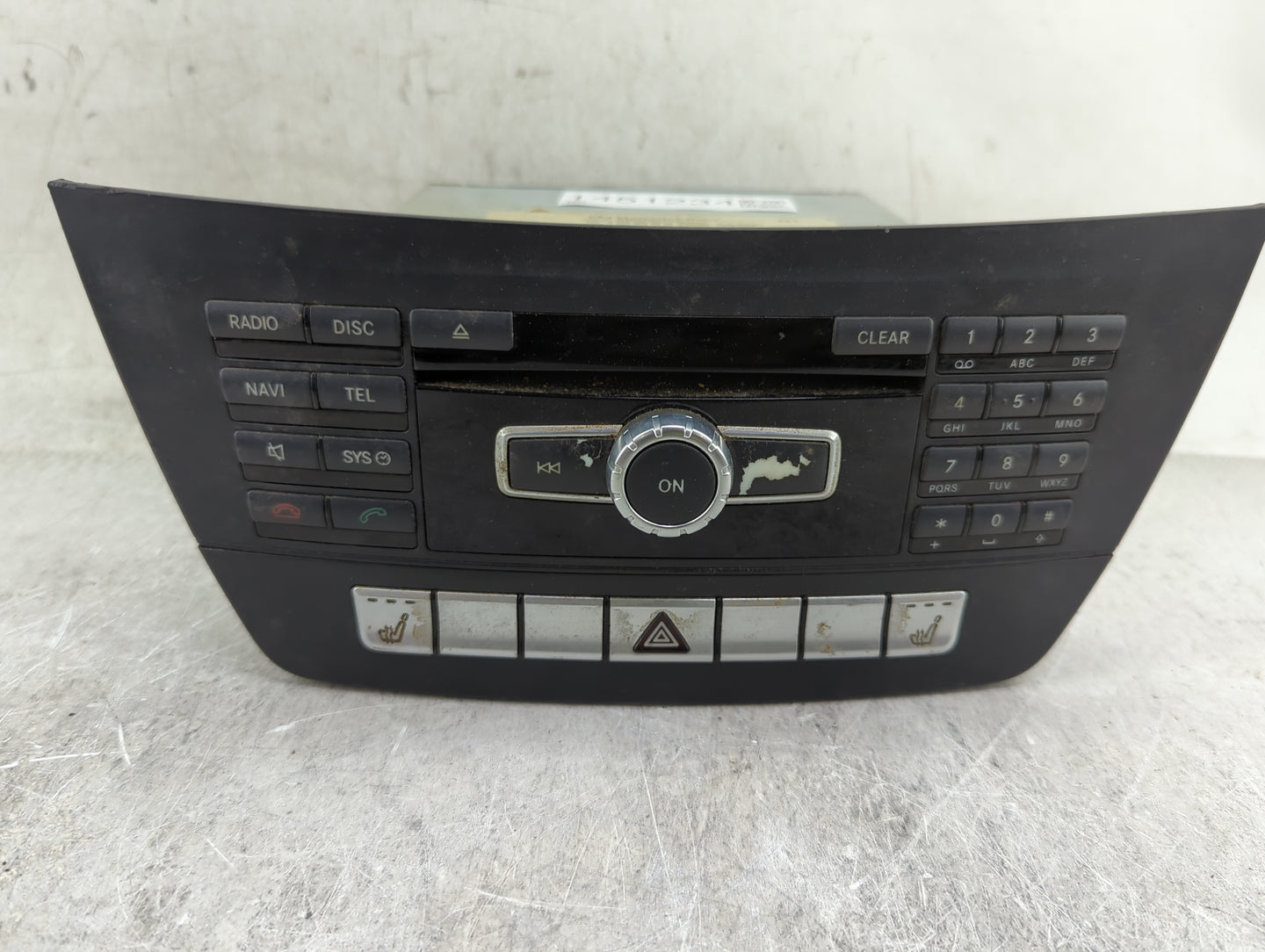2015 Mercedes-Benz C-Class Radio AM FM Cd Player Receiver Replacement P/N:A2049004015 A2049017504, A2129020810 Fits Fits 201