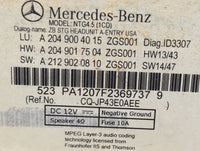 2015 Mercedes-Benz C-Class Radio AM FM Cd Player Receiver Replacement P/N:A2049004015 A2049017504, A2129020810 Fits Fits 201