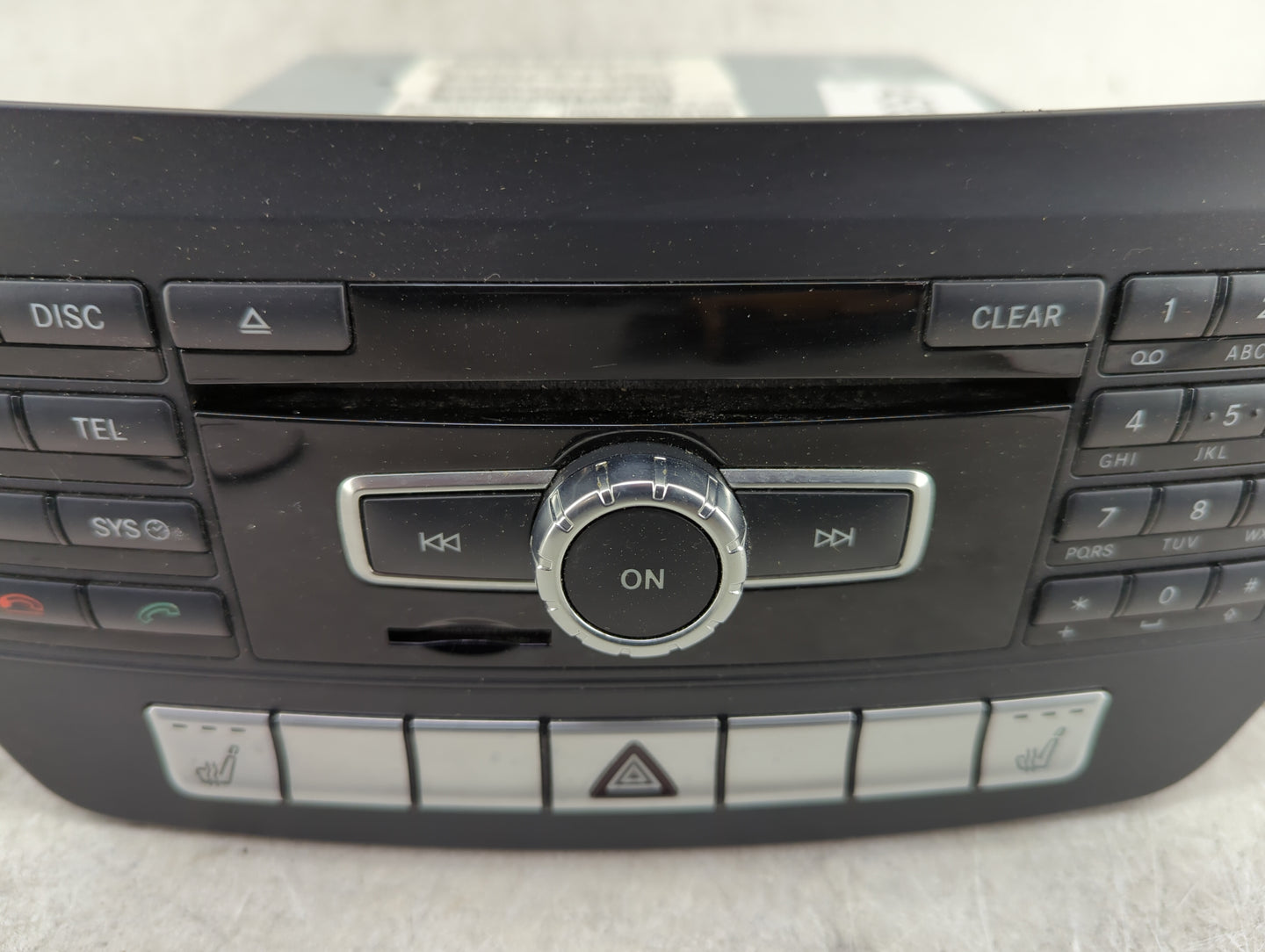 2015 Mercedes-Benz C-Class Radio AM FM Cd Player Receiver Replacement P/N:A2049009814 A2049018704, A2129025109 Fits Fits 201