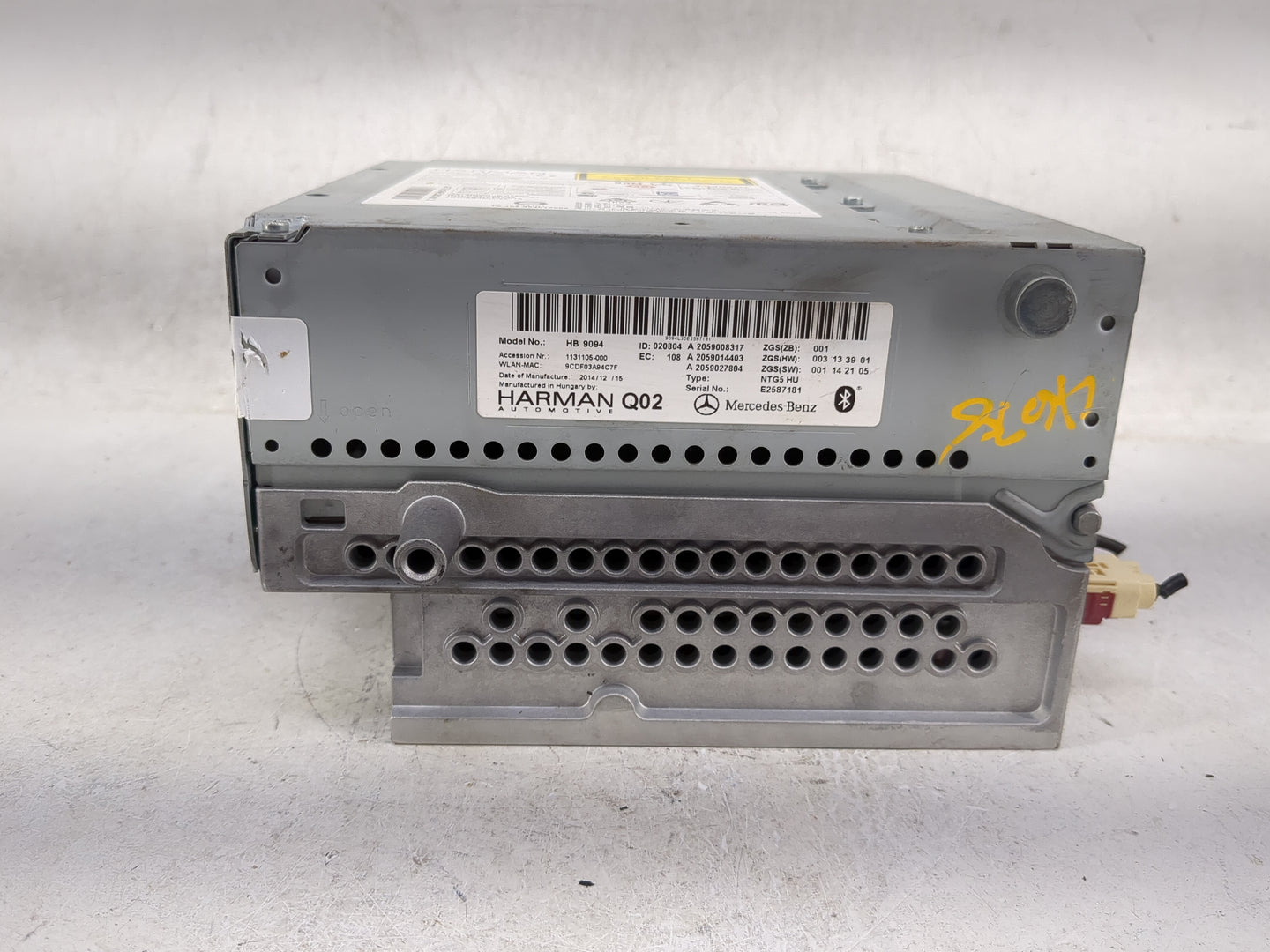 2015 Mercedes-Benz C-Class Radio AM FM Cd Player Receiver Replacement P/N:HB9094 A2059008317, A2059014403, A2059027804 Fits 