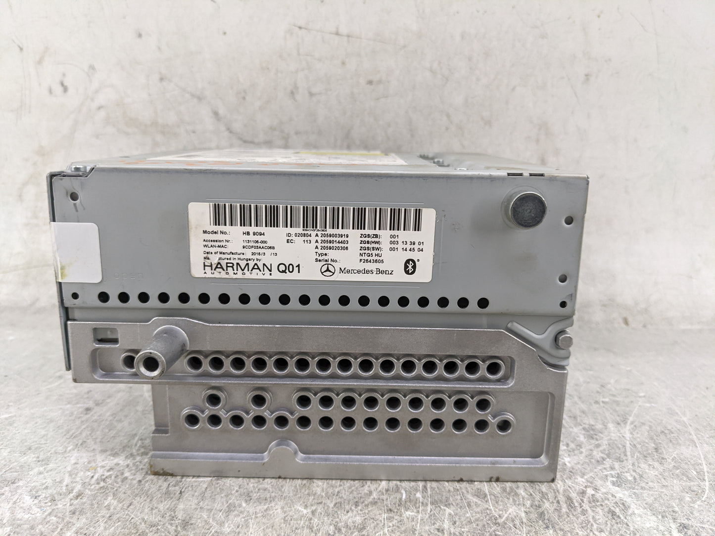 2015 Mercedes-Benz C-Class Radio AM FM Cd Player Receiver Replacement P/N:A2059003919 A2059014403, A2059020306, HB9094 Fits 
