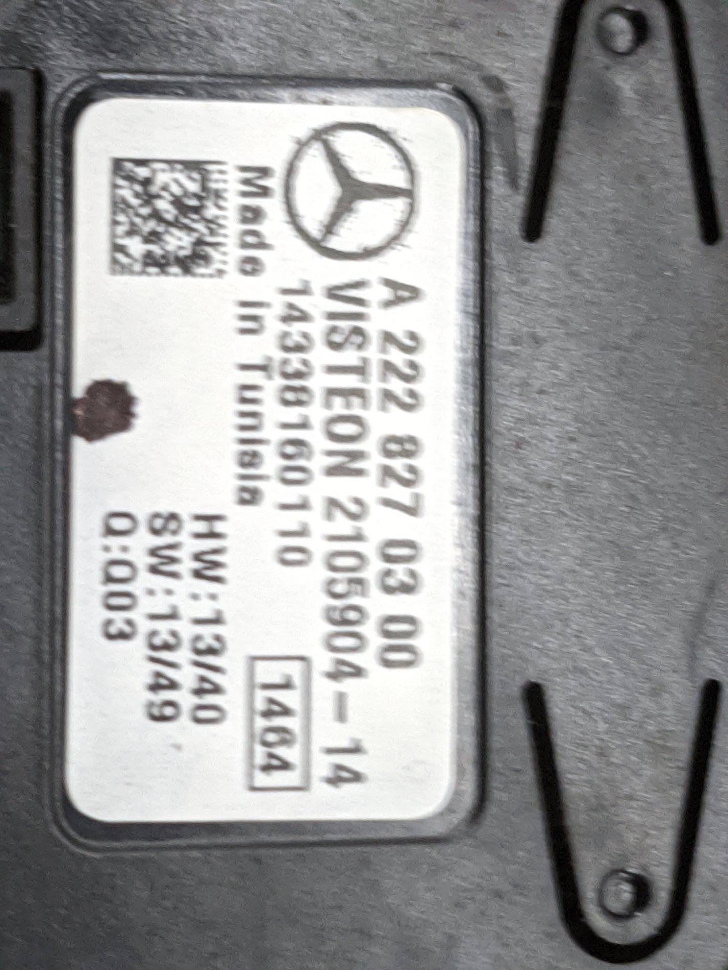 2015 Mercedes-Benz C-Class Radio AM FM Cd Player Receiver Replacement P/N:A2228270300 2105904-14 Fits Fits 2016 2017 2018 20