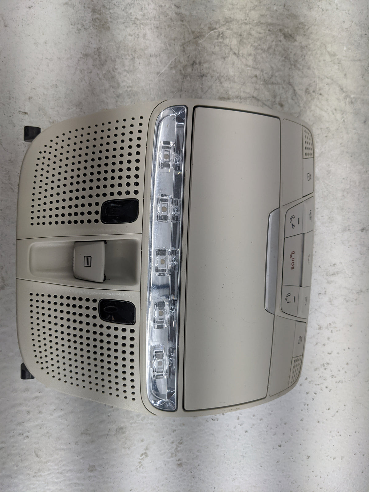 2015 Mercedes-benz C-class Overhead Roof Console Tan - Oemusedautoparts1.com