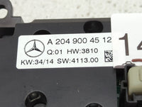 2015 Mercedes-Benz C250 Climate Control Module Temperature AC/Heater Replacement P/N:A 204 900 45 12 Fits Fits 2016 2017 201