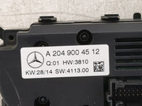2015 Mercedes-Benz C250 Climate Control Module Temperature AC/Heater Replacement P/N:A 204 900 45 12 Fits Fits 2016 2017 201
