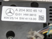 2015 Mercedes-Benz C250 Climate Control Module Temperature AC/Heater Replacement P/N:A2049004512 A2049002205 Fits OEM Used A