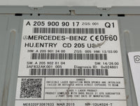 2014 Mercedes-Benz C300 Radio AM FM Cd Player Receiver Replacement P/N:A 205 900 90 17 Fits Fits 2013 2015 2016 2017 2018 OE