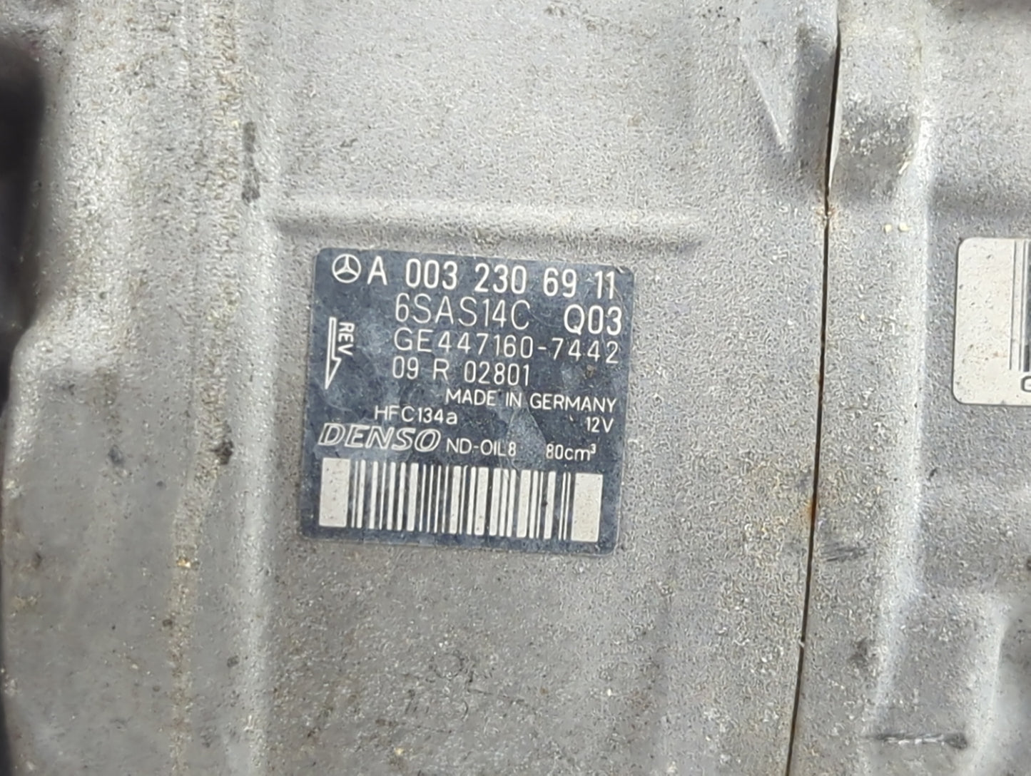 2015-2017 Mercedes-benz C300 Air Conditioning A/c Ac Compressor Oem - Oemusedautoparts1.com