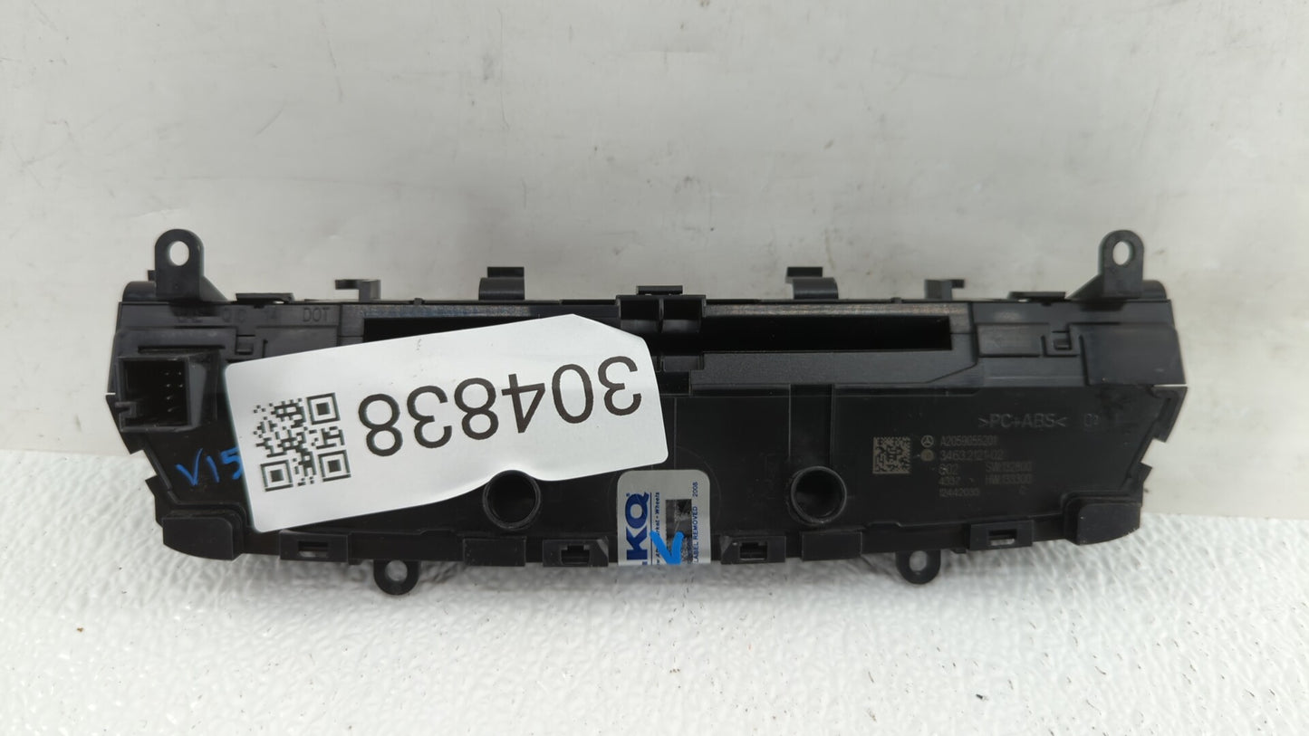 2015-2015 Mercedes-benz C300 Radio Control Panel - Oemusedautoparts1.com