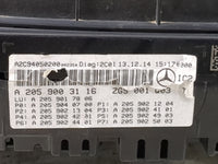 2015 Mercedes-Benz C300 Instrument Cluster Speedometer Gauges P/N:A2C94050200 A2059003116, A2C80350904, A2059017806 Miles: F