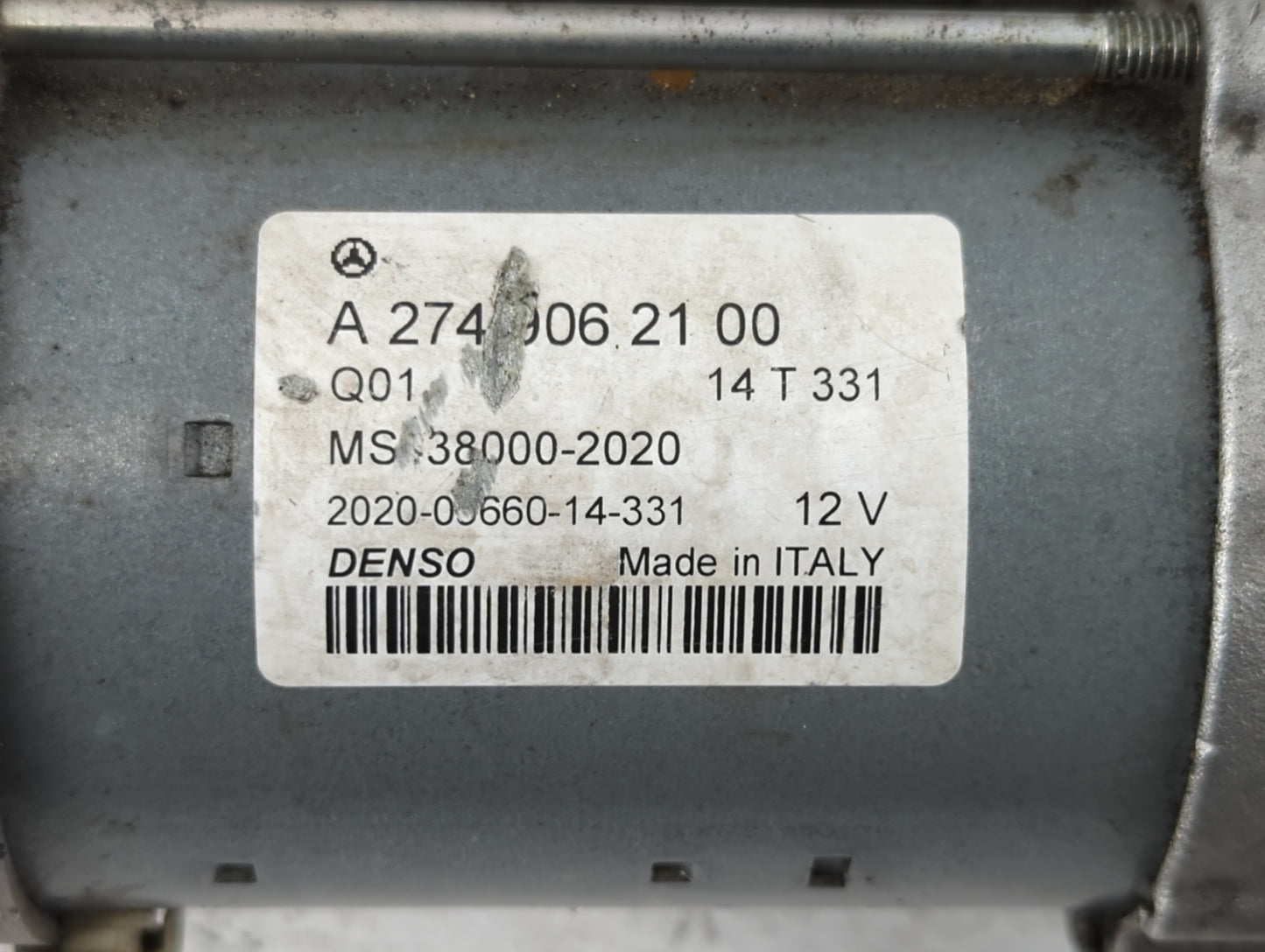 2015-2018 Mercedes-Benz C300 Car Starter Motor Solenoid OEM P/N:A 274 906 21 00 Fits Fits 2015 2016 2017 2018 2019 2020 2021