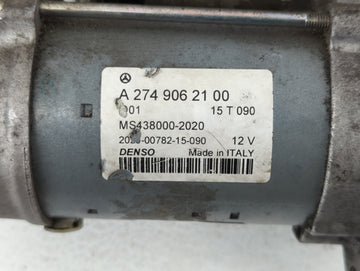 2015-2018 Mercedes-Benz C300 Car Starter Motor Solenoid OEM P/N:A 274 906 21 00 Fits Fits 2015 2016 2017 2018 2019 2020 2021 OEM Used Auto Parts