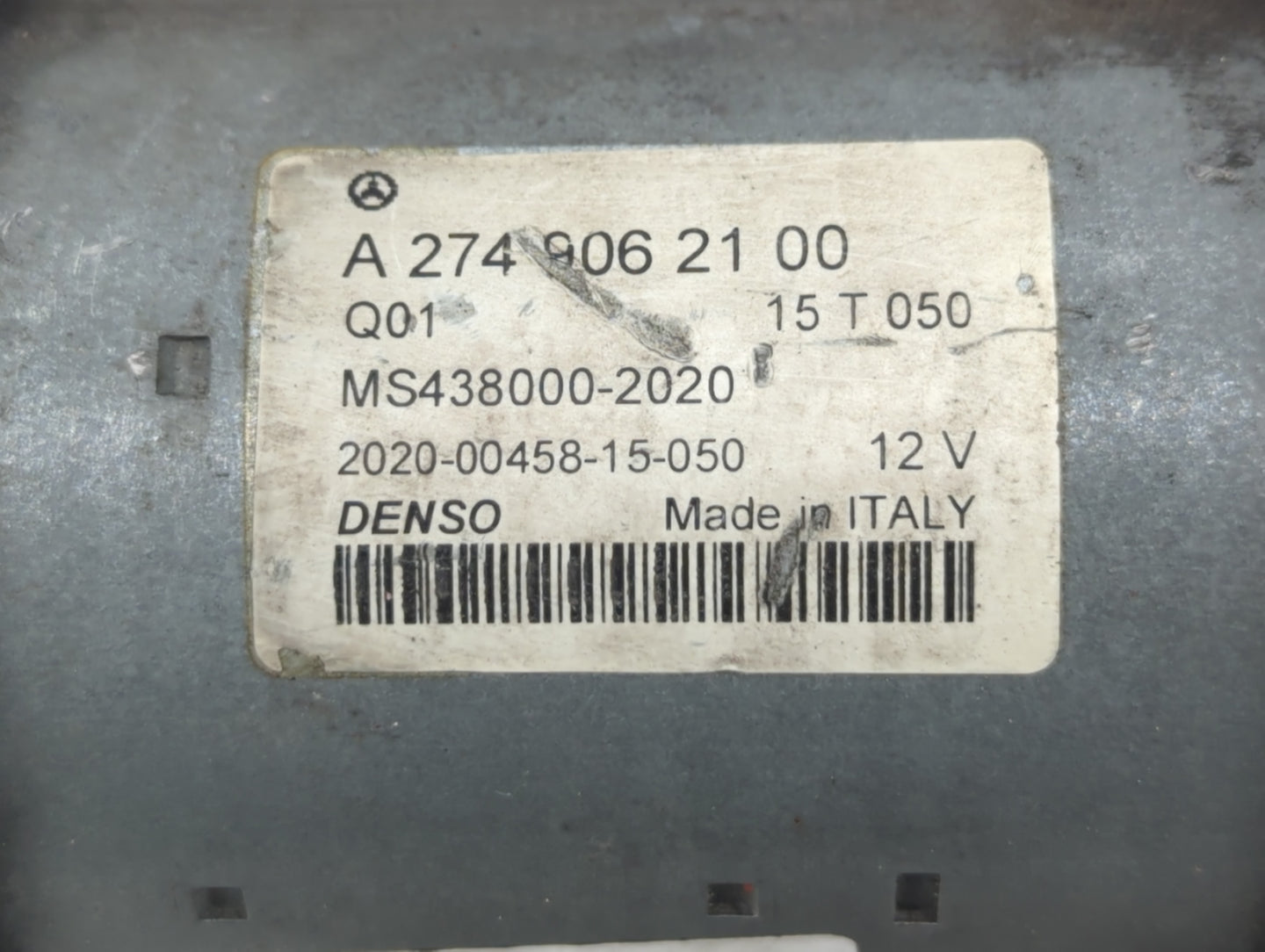 2015-2018 Mercedes-Benz C300 Car Starter Motor Solenoid OEM P/N:A 274 906 21 Fits Fits 2015 2016 2017 2018 2019 2020 2021 OE