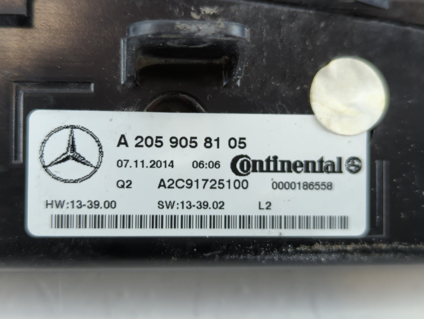 2015-2019 Mercedes-Benz C300 Climate Control Module Temperature AC/Heater Replacement P/N:A 205 905 81 05 Fits OEM Used Auto