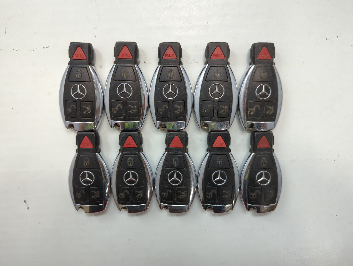 Lot of 10 Mercedes-Benz C350 Keyless Entry Remote Fob IYZDC07 - Oemusedautoparts1.com