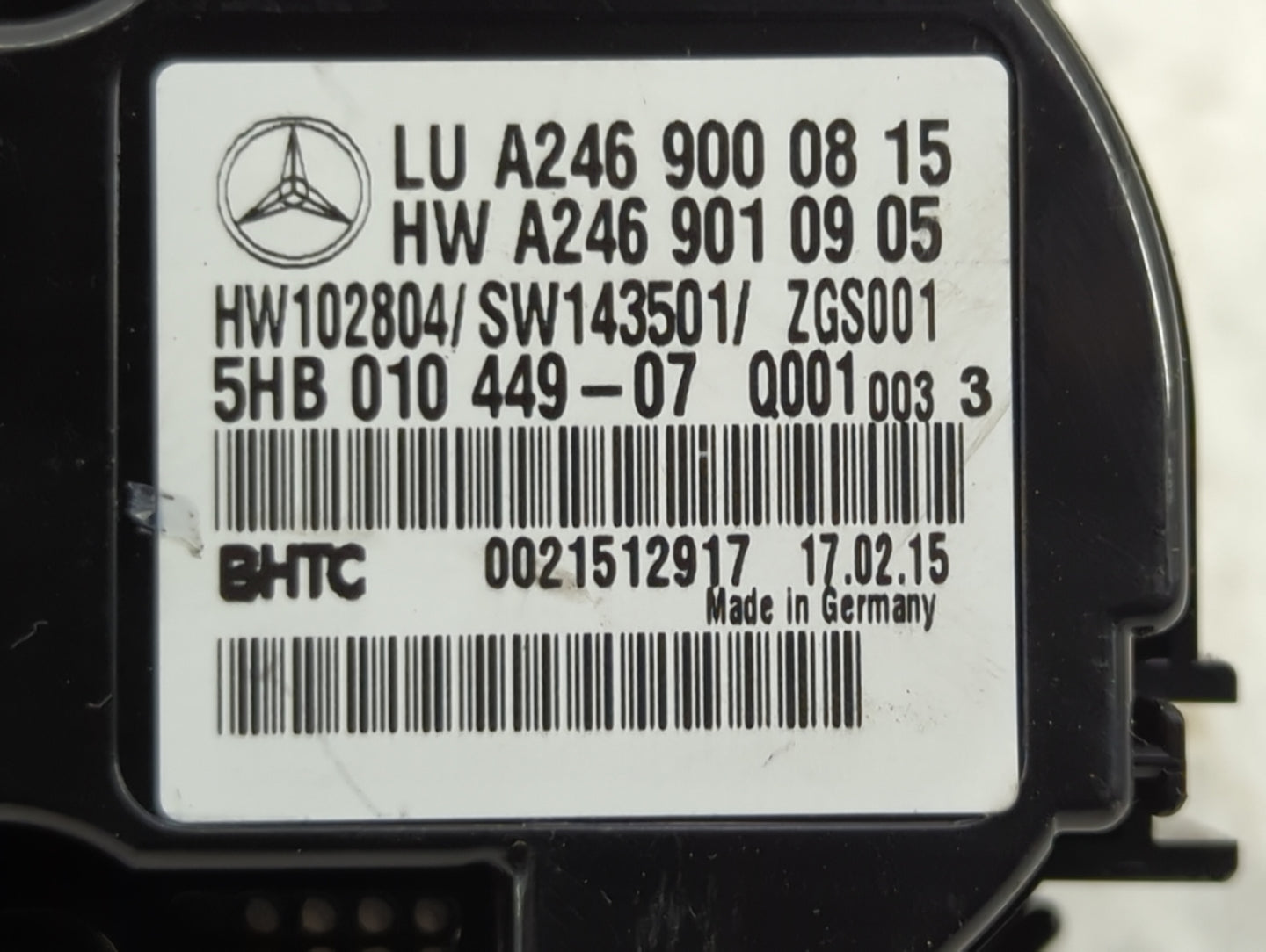 2014-2019 Mercedes-Benz Cla250 Climate Control Module Temperature AC/Heater Replacement P/N:A2469000815 A2469010905 Fits OEM