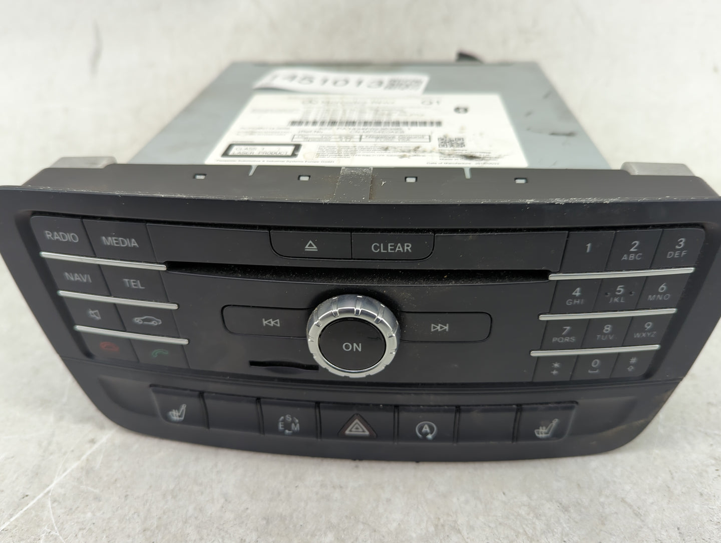 2015 Mercedes-Benz Cla250 Radio AM FM Cd Player Receiver Replacement P/N:A2469005513 CN-MP54E0AEB, A2469015513, A2469025202 