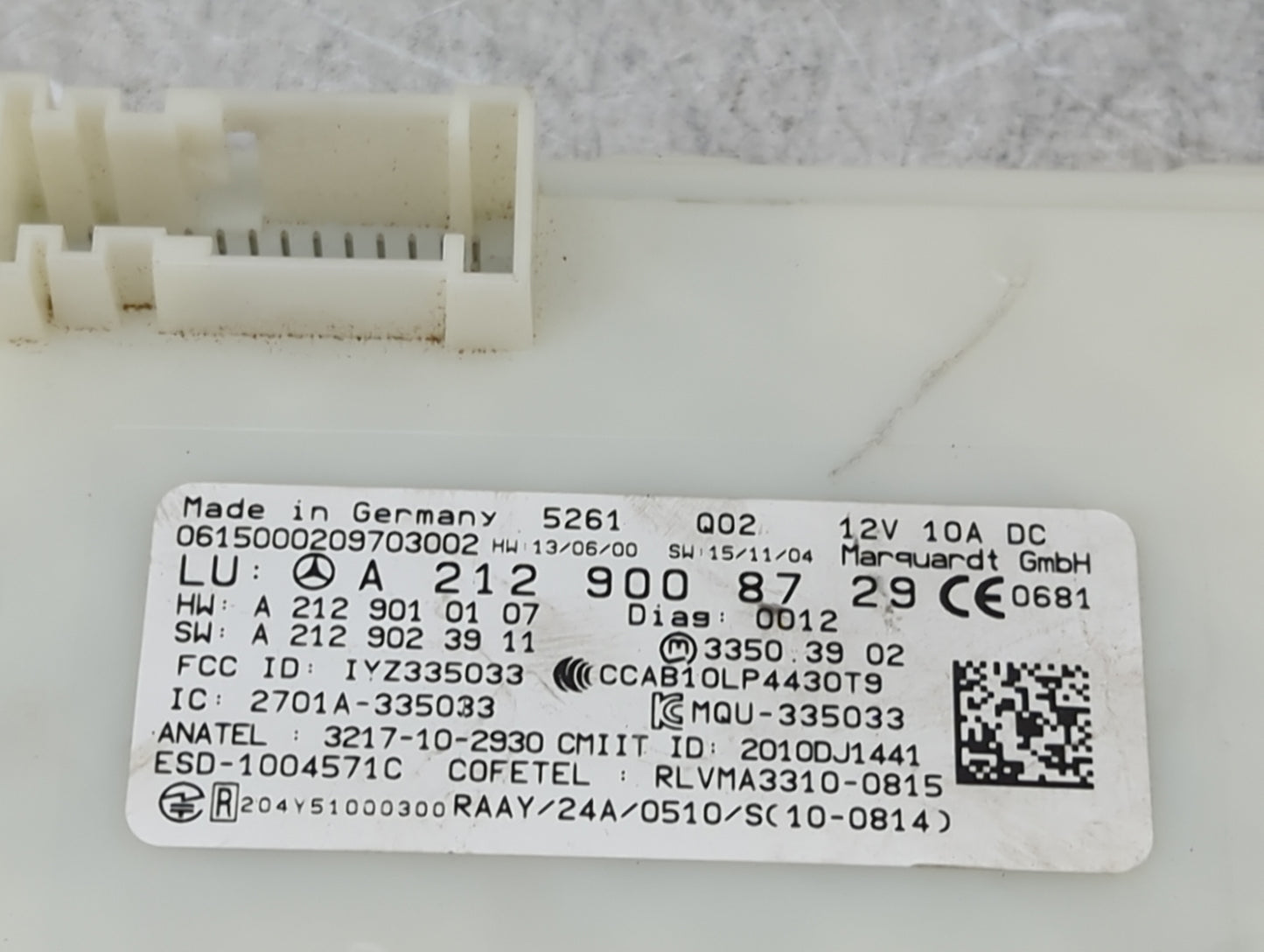2014-2019 Mercedes-benz Cla250 Locking Control Module - Oemusedautoparts1.com