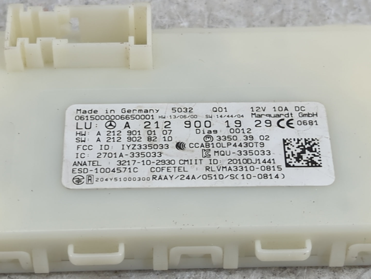 2014-2019 Mercedes-benz Cla250 Locking Control Module - Oemusedautoparts1.com
