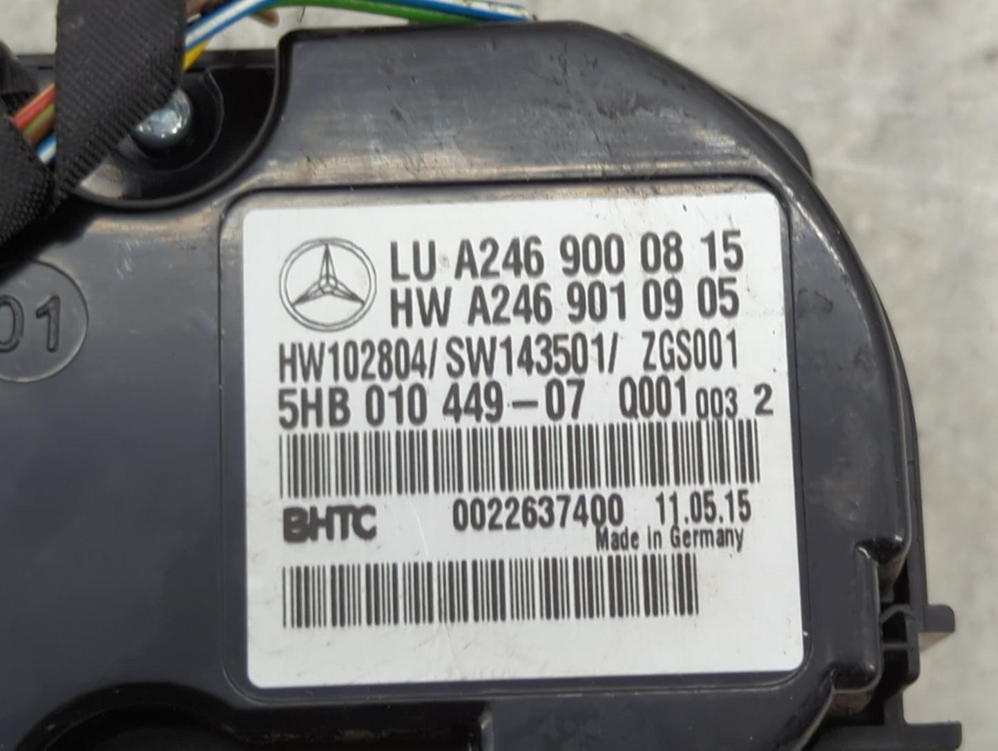 2014-2019 Mercedes-Benz Cla250 Climate Control Module Temperature AC/Heater Replacement P/N:A246 901 09 05 A246 900 08 15 Fi